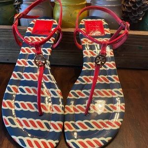 Tory Burch Emmy-Patent Calf Sandal